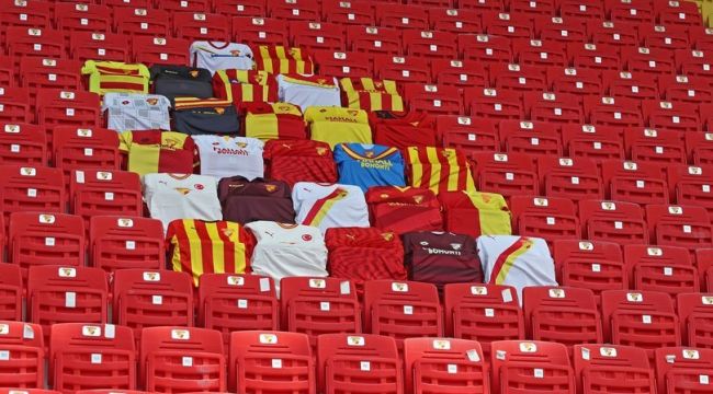 GÖZTEPE TARAFTARININ RUHUNU TRİBÜNE TAŞIYOR