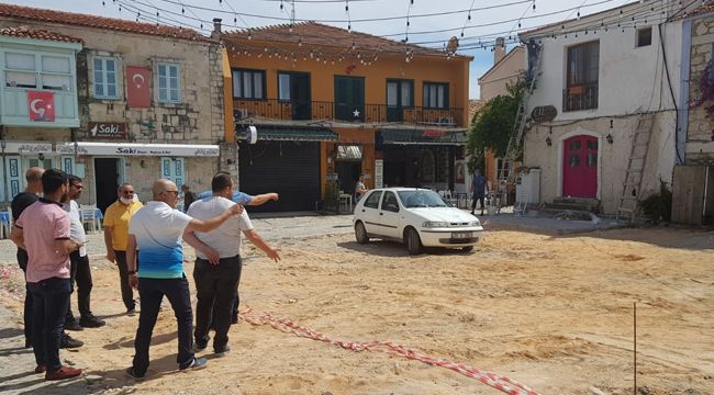 TURİZM SEZONUNDA ALAÇATI ŞANTİYEYE DÖNDÜ