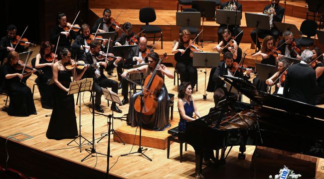 Yaşar üniversitesi senfoni orkestrası evlerde