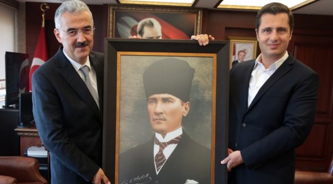 YÜCEL’DEN VALİ AYYILDIZ’A VEDA ZİYARETİ