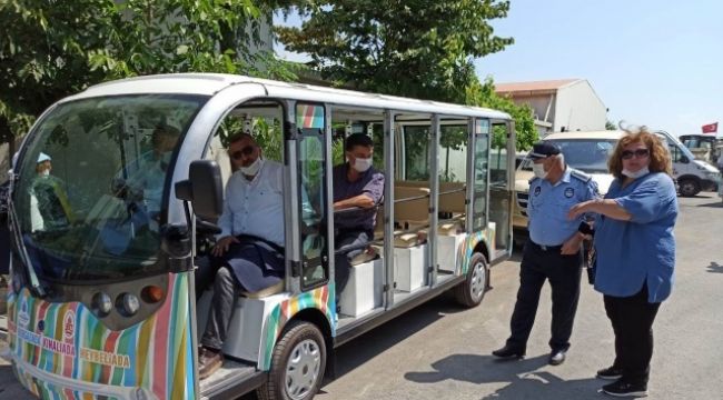 Adalar'da elektrikli araçların test sürüşleri başladı