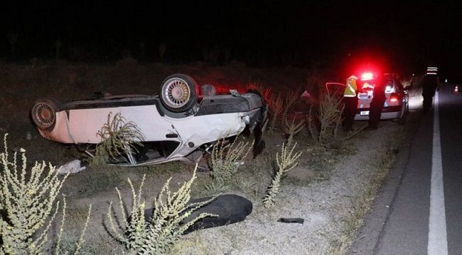 Aksaray'da piknik dönüşü feci kaza