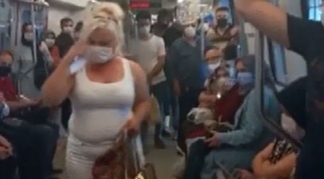 Ankara Metrosu'nda 'maske' tartışması