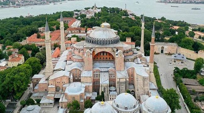 Ayasofya Camii'nde akustik ses denemesi yapıldı