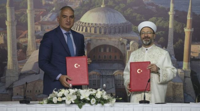 Ayasofya için işbirliği protokolü imzalandı!