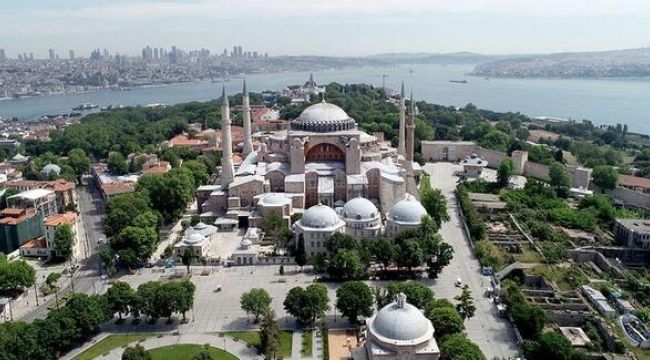 Ayasofya'nın planları değiştirildi