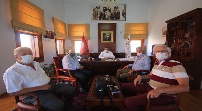 BAŞKAN ERGİN’E DAYANIŞMA ZİYARETİ