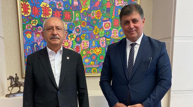 BAŞKAN TUGAY CHP GENEL BAŞKANI İLE GÖRÜŞTÜ