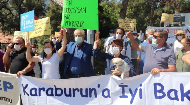 "YAYLAKÖY'Ü PARA BABALARINA TESLİM ETMEYECEĞİZ!   "
