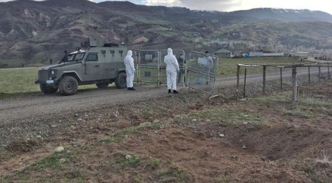 Bingöl'de bir köy karantinaya alındı