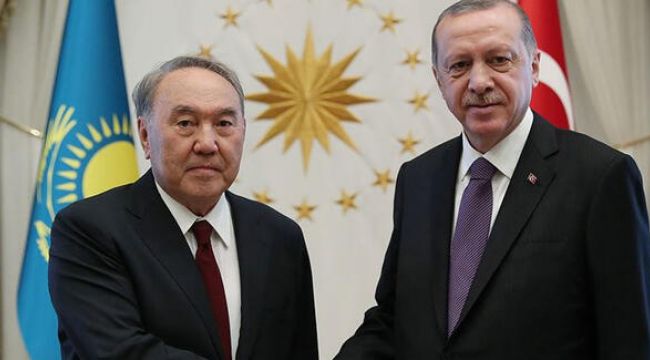 Cumhurbaşkanı Erdoğan, Nazarbayev ile görüştü