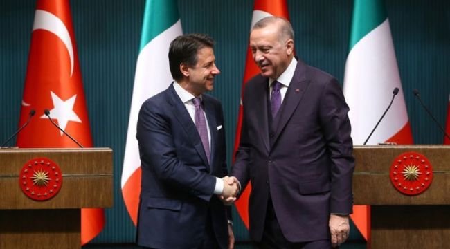 Cumhurbaşkanı , İtalya Başbakanı Conte ile görüştü!