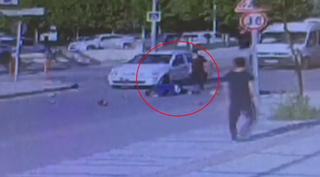 Dehşet veren kaza kameraya böyle yansıdı