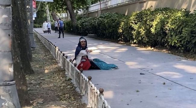 Dolmabahçe'de şüpheli kadın hareketliliği