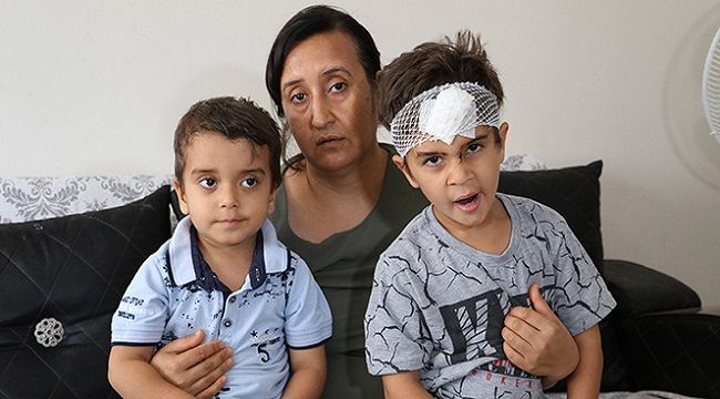 Emlakçıya dava açmaya gitti çocuklarıyla ölümden döndü