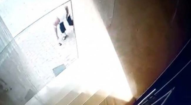 Esenyurt'ta garip olay güvenlik kamerasında