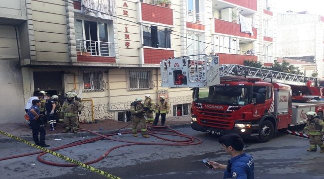 Esenyurt'ta yangın