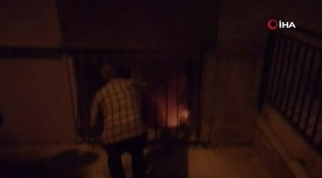 Eşiyle tartıştı, sinirinden evini kundakladı
