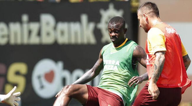 Galatasaray'da Marcao takımla çalıştı