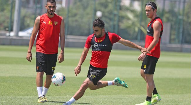 GÖZTEPE'DE FENERBAHÇE HAZIRLIKLARI TAMAM