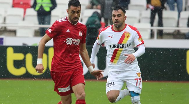 GÖZTEPE İLE SİVASSPOR MAÇINDA HEYECAN DORUKTA