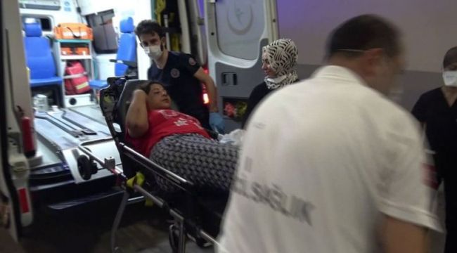 Hareket halindeki otomobilden atlayan kadın yaralandı