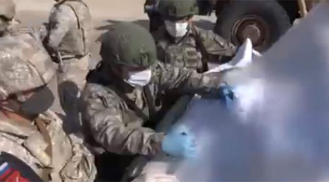 İdlib'de 22'nci Türk-Rus Birleşik Kara Devriyesi icra edildi