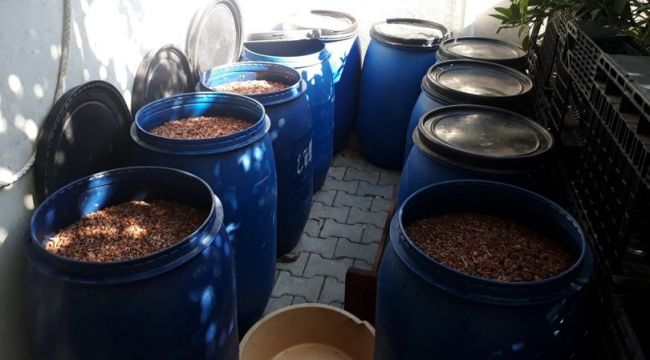 İmalathaneye dönüştürülen barakada sahte içki ele geçirildi