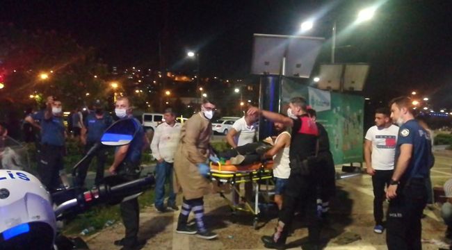 İZMİR'DE ÇİÇEKÇİLER ARASINDA BIÇAKLI KAVGA