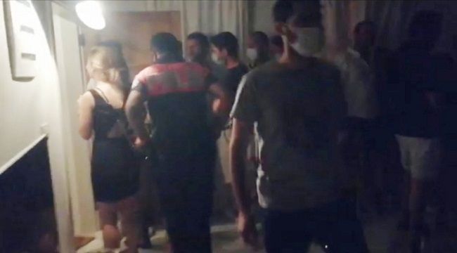 İzmir'de rezidansta partiye ceza
