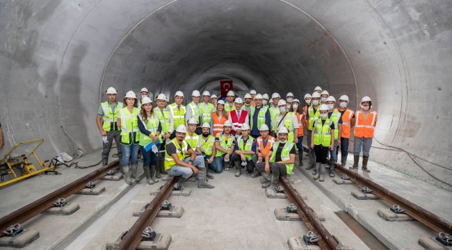 İZMİR METROSU ADIM ADIM NARLIDERE’YE İLERLİYOR