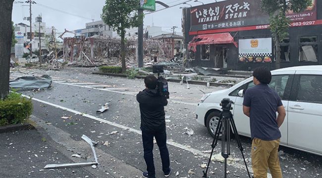 Japonya'da restoranda patlama