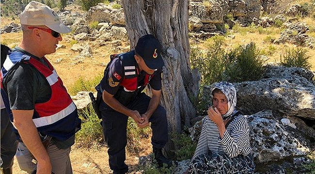 Kayıp kadın kırsal bölgede bulundu