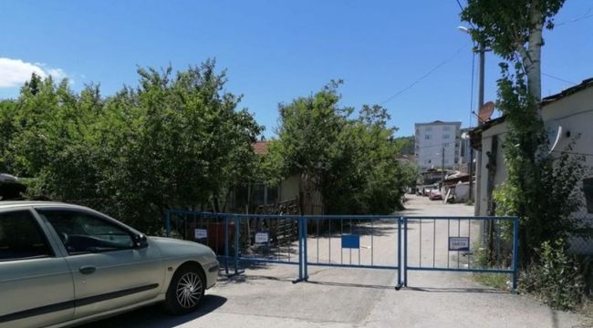 Kocaeli'de bir sokak karantinaya alındı