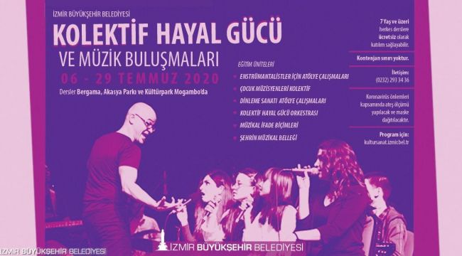 KOLEKTİF HAYAL GÜCÜ VE MÜZİK BULUŞMALARI BAŞLIYOR