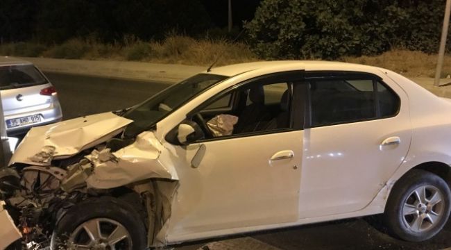Küçük çocuk polis otosuna çarpınca yakalandı