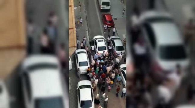 Küçükçekmece'de korku dolu anlar