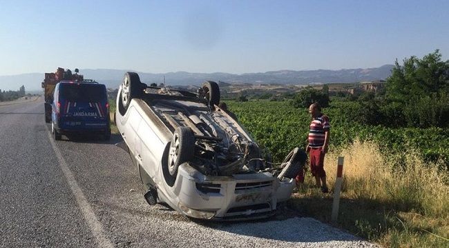 Manisa’da feci kaza!