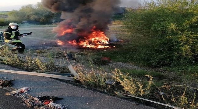 Manisa'da feci kaza