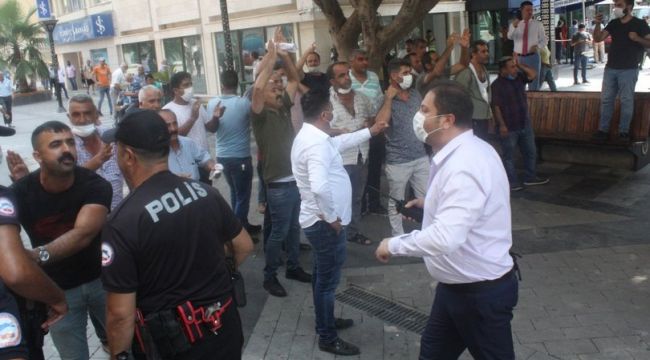 Mersin’de minibüs hattı gerginliği