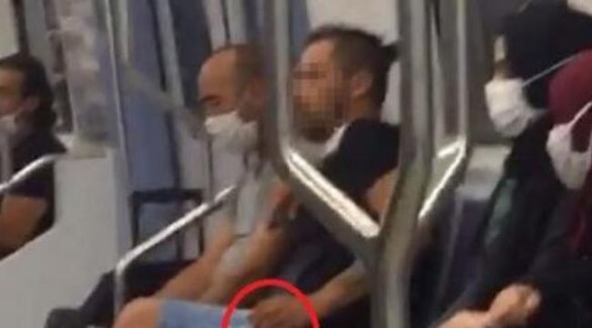Metroda maske takmayan yolcuya para cezası