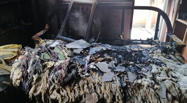 Ölmekten komşuları son anda kurtardı