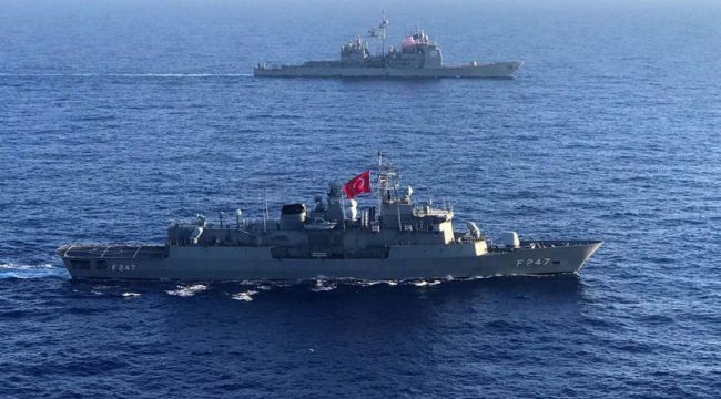 ''Orta ve Doğu Akdeniz'de deniz eğitimleri icra edildi''