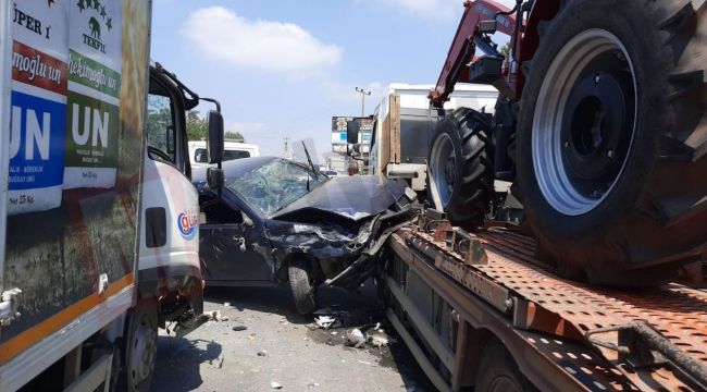 Patlama'da kızı bulunan baba fabrikaya giderken kaza yaptı