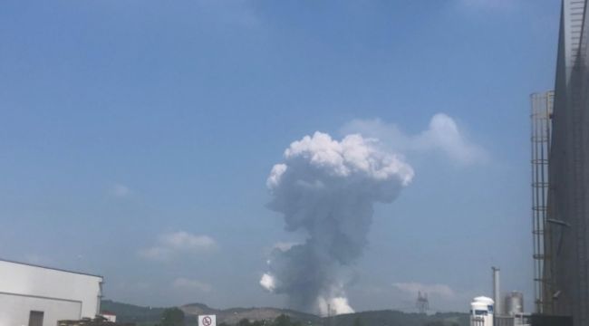 Sakarya'da havai fişek fabrikasında patlama