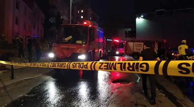 Şişli'de televizyon tamircisinde patlama