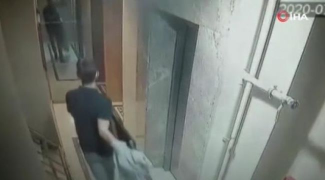Televizyon hırsızlığı kamerada