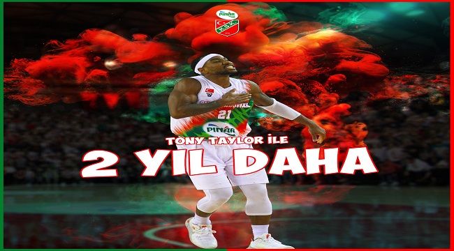 Tony Taylor, 2 yıl daha Pınar Karşıyaka’da