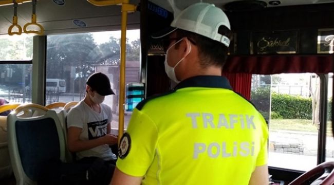 Toplu taşıma araçlarında korona virüs denetimi