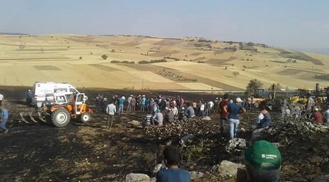 Yangında traktörünü kurtarmak isterken hayatını kaybetti